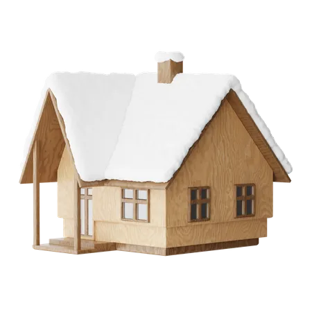 Chalet 3D Icon