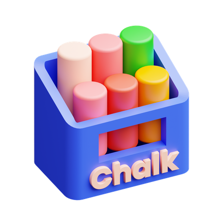 Chalk  3D Icon