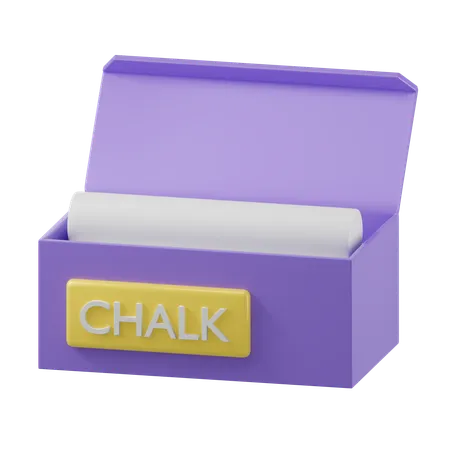 Chalk  3D Icon