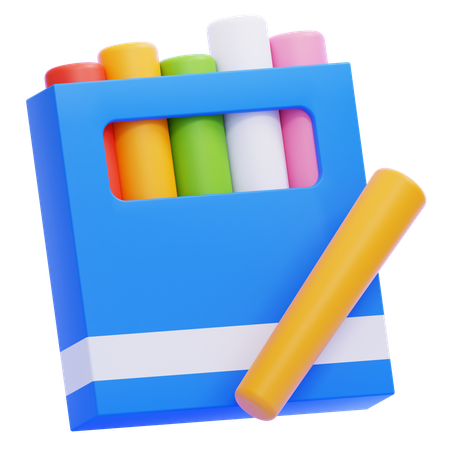 Chalk  3D Icon