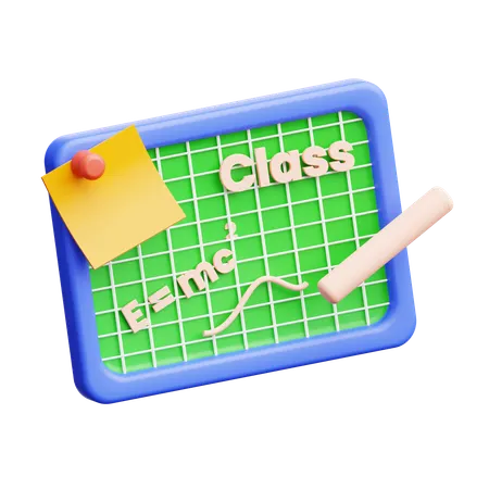 Chalk Board  3D Icon