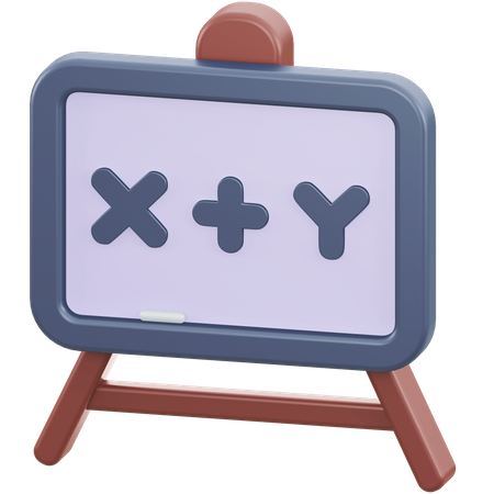 Chalk Board  3D Icon