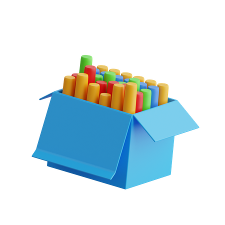 Chalk Box  3D Icon