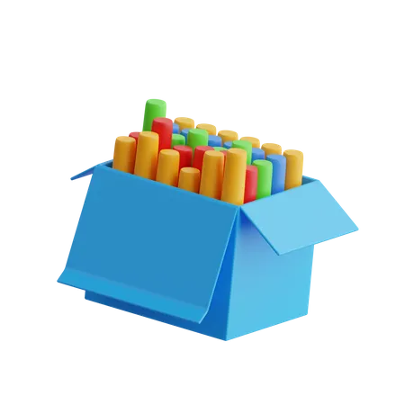 Chalk Box  3D Icon