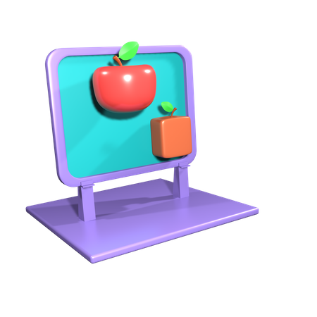 Chalkboard  3D Icon