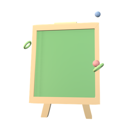 Chalkboard  3D Icon