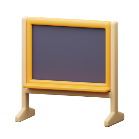 Chalkboard  3D Icon