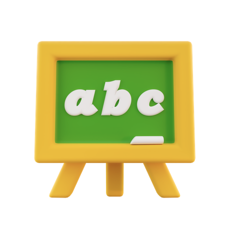 Chalkboard  3D Icon