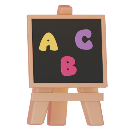 Chalkboard  3D Icon