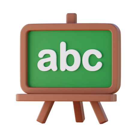 Chalkboard  3D Icon