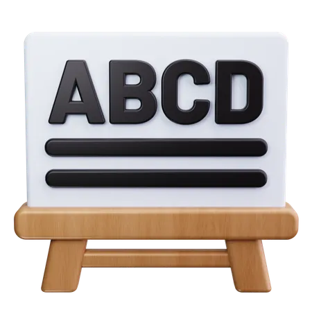 Chalkboard  3D Icon