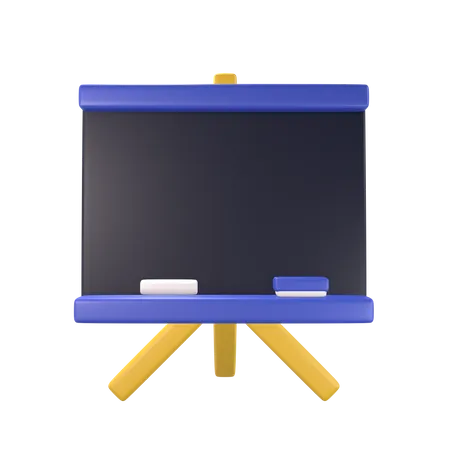 Chalkboard Education 3 D Icon Render 3D Icon