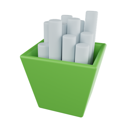 Chalks  3D Icon