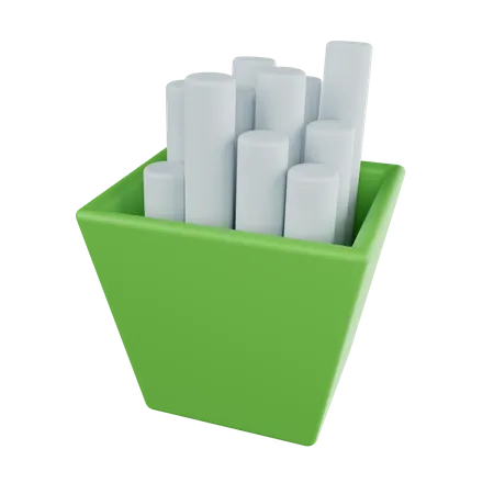 Chalks  3D Icon