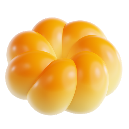 Brioche  3D Icon