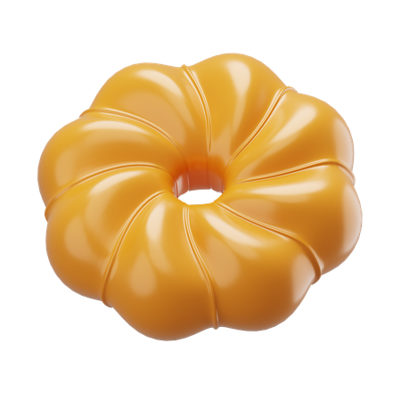 Challah Bread  3D Icon