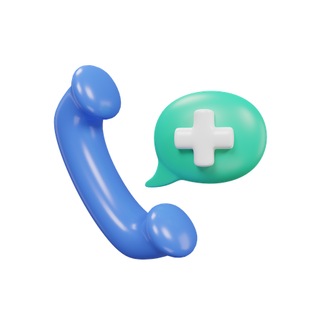 Chamada médica  3D Icon