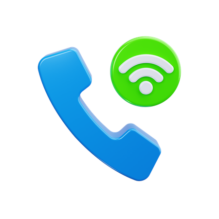 Chamada wi-fi  3D Icon