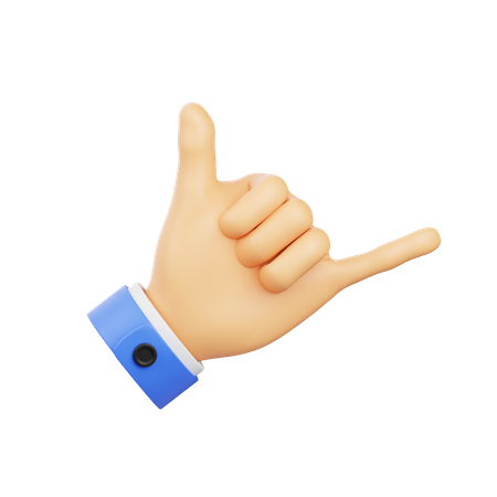 Chamando gesto com a mão  3D Icon