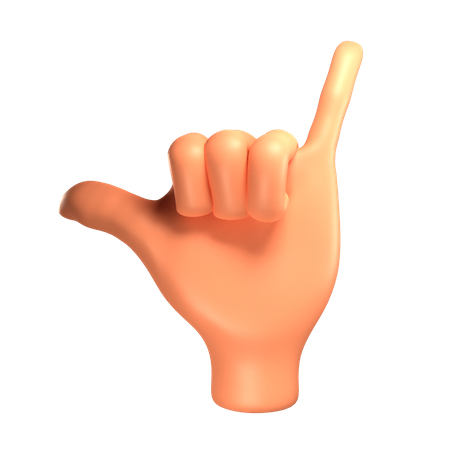 Chamando gesto com a mão  3D Icon