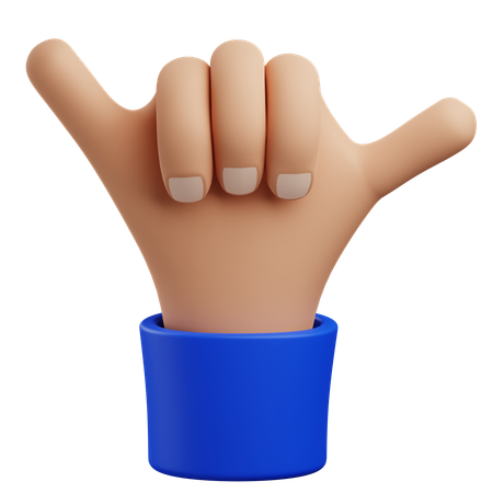 Chamar gesto de mão  3D Icon