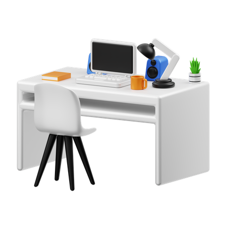 Bureau de chambre  3D Icon