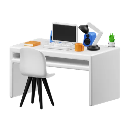 Bureau de chambre  3D Icon