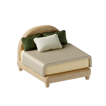 Chambre confortable  3D Icon