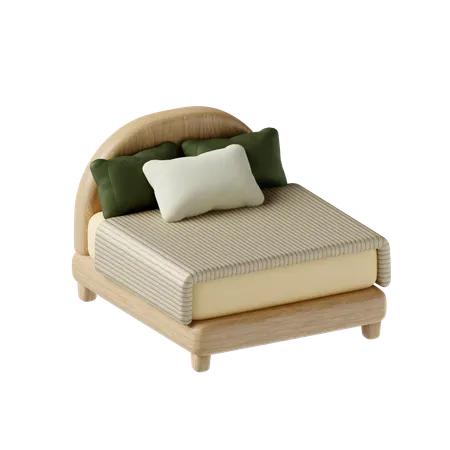 Chambre confortable  3D Icon