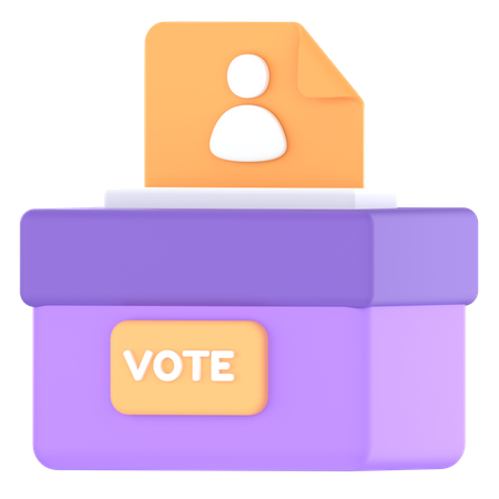 Chambre de vote  3D Icon