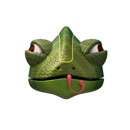 Chameleon  3D Icon