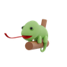 3d amphibian logo