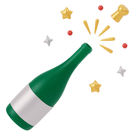 Champagne  3D Icon