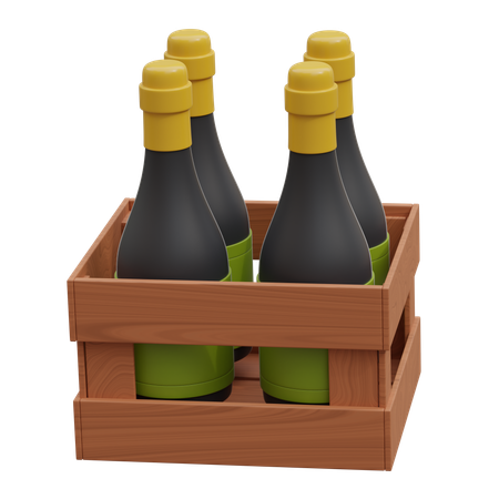 Champagne  3D Icon