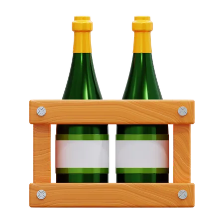 Champagne  3D Icon