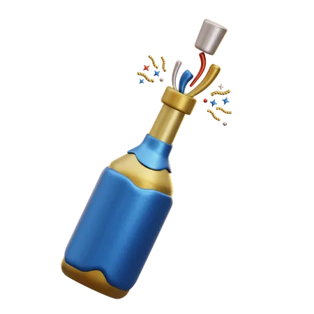 Champagne  3D Icon