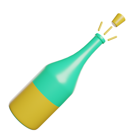 Champagne  3D Icon