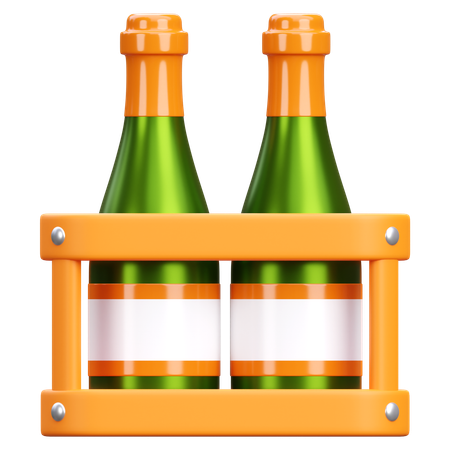 Champagne  3D Icon