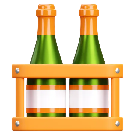 Champagne  3D Icon