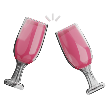 Champagne  3D Icon