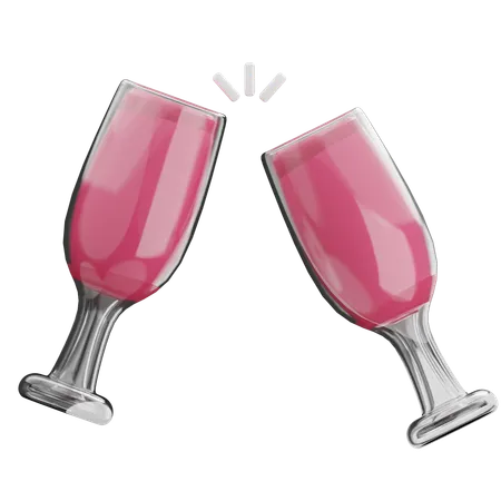 Champagne  3D Icon