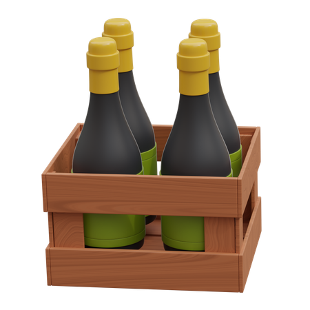Champagne  3D Icon