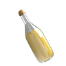 3d champagne bottle emoji