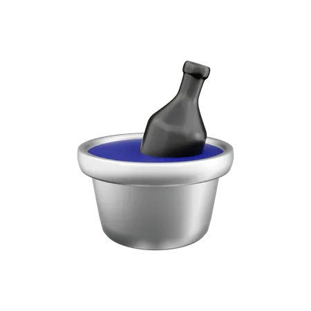 Champagne Bucket  3D Icon