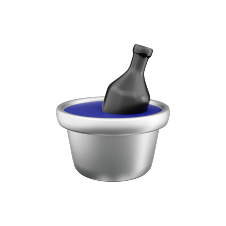 Champagne Bucket  3D Icon
