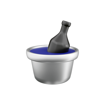 Champagne Bucket  3D Icon