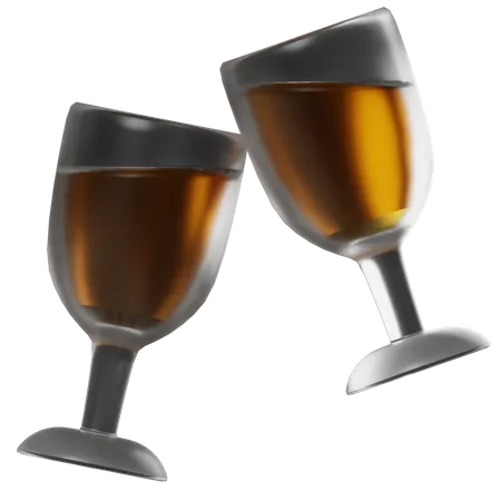 Champagne Glass  3D Icon