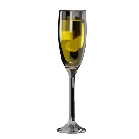 Champagne Glass  3D Icon