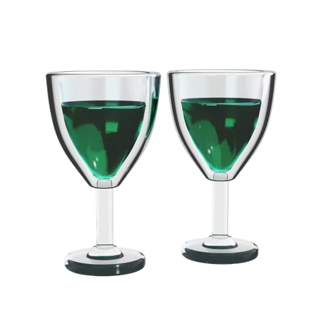 Champagne Glass  3D Icon
