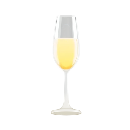 Champagne Glass  3D Icon